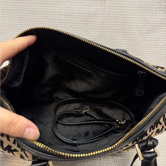 Michael Kors Logo Woven Satchel - Picture 12 of 12